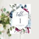 Search for burgundy navy floral wedding table cards Calligraphy