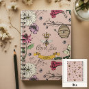 Search for vintage bee notebooks Pink