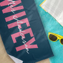 Search for just married beach towels Newlyweds