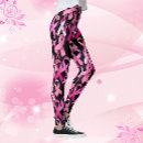 Search for pink ribbon leggings Breast cancer