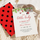 Search for ladybug 2nd birthday invitations Love bug