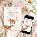 Search for cute fawn invitations Watercolor