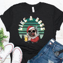 Search for pug christmas tshirts Retro