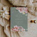 Search for dusty rose and sage green wedding invitations Pink