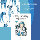 Search for dalmatian dog birthday cards Happy