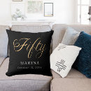 Search for thank you cushions Black and gold