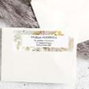 Search for floral bridal return address labels Elegant