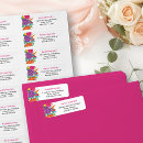 Search for floral white return address labels Modern
