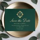 Search for monogram save the dates Gold