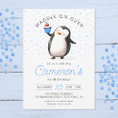 Search for penguin boy birthday invitations Animal