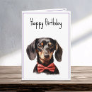 Search for dachshund birthday cards Watercolor