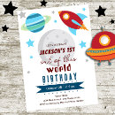 Search for out of this world birthday invitations Space