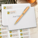 Search for oranges return address labels Citrus