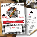 Search for red and black plaid invitations Bbq