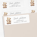 Search for baby bear return address labels Gender neutral