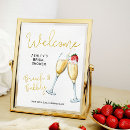 Search for brunch and bubbly welcome signs Gold