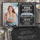 Search for bbq graduation invitations Rustic