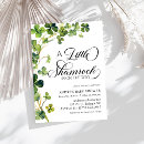Search for shamrock invitations St patricks day