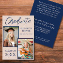 Search for now and then graduation invitations Trendy