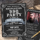 Search for rustic graduation invitations Chalkboard