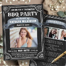 Search for chalkboard graduation invitations Rustic