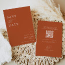 Search for burnt orange save the dates Bohemian
