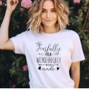 Search for fearfully and wonderfully made tshirts Bible