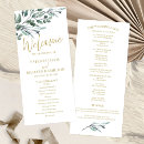 Search for greenery wedding programs Classic
