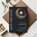 Search for celestial save the dates Rustic