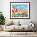 Search for mexico landscape posters Watercolor