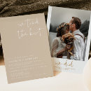 Search for boho elopement reception invitations We eloped