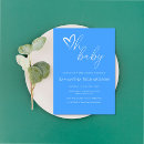Search for script font baby shower invitations Minimalist