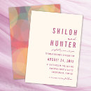 Search for peach and lavender wedding invitations Modern
