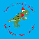 Search for t rex christmas wrapping paper Xmas