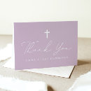 Search for purple thank you cards Elegant
