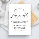 Search for farewell going away party invitations Goodbye