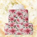 Search for pink floral wrapping paper Bridal shower