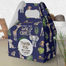 Search for jungle safari favour boxes One year old