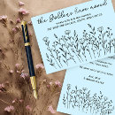 Search for moving announcement cards Botanical