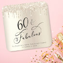 Search for 60th birthday coasters 60 and fabulous