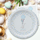 Search for rabbit plates Boy baby shower