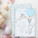 Search for bunny baby boy shower invitations Cute