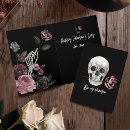 Search for gothic valentines day cards Skeleton