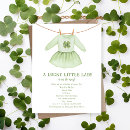 Search for clover baby shower invitations Irish