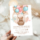 Search for he or she gender reveal invitations We can bearly wait