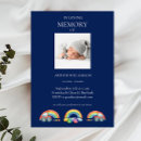 Search for child memorial invitations In loving memory