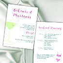 Search for martini hens party invitations Weekend
