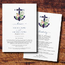 Search for nautical wedding programs Destination