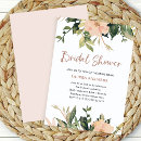 Search for elegant modern floral bridal shower invitations Pretty