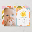 Search for pastel 1st birthday invitations Sunshine